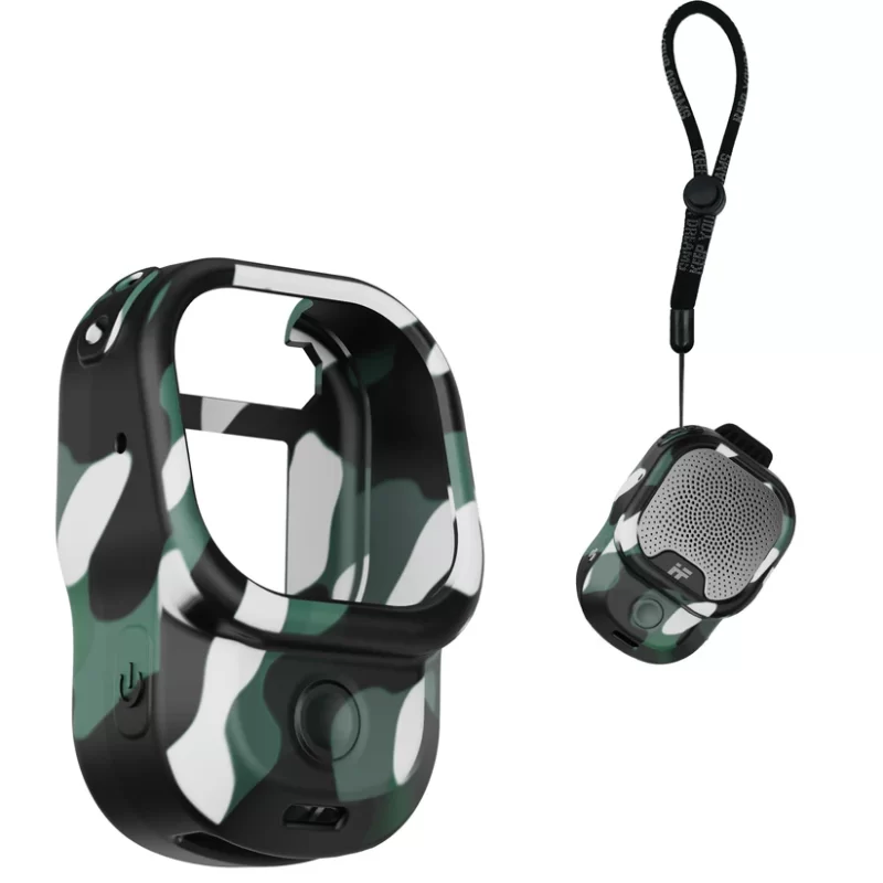 AIFA Plus Protective Cover Carrying Silicone Case Compatible with AIFA Wearable Bluetooth Speaker (Camouflage) - Image 2