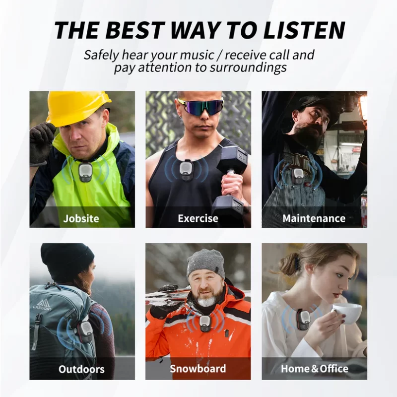 AIFA Plus Wearable Waterproof Bluetooth Speaker - Portable Clip-on Wireless Speaker with Built-in Microphone for Hands-Free Calling | IPX7 Waterproof, Ultra-Light, Long Battery Life, and TWS Stereo Mode - Image 12