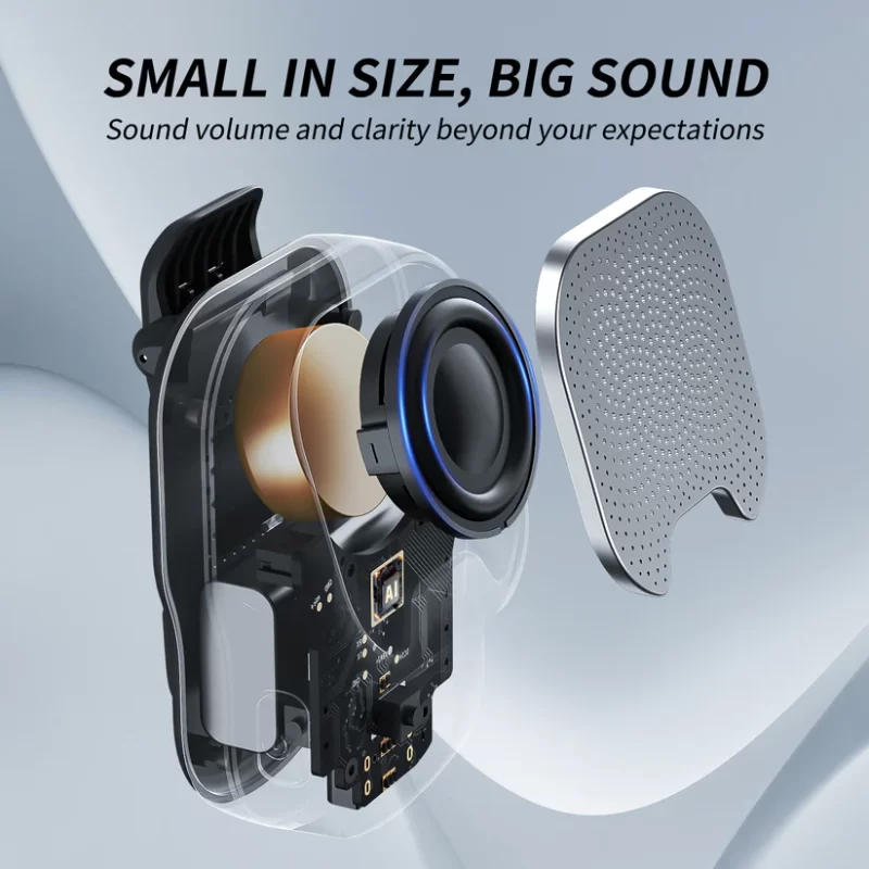 AIFA Plus Wearable Waterproof Bluetooth Speaker - Portable Clip-on Wireless Speaker with Built-in Microphone for Hands-Free Calling | IPX7 Waterproof, Ultra-Light, Long Battery Life, and TWS Stereo Mode - Image 5